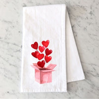 Valentine Heart Box Towel