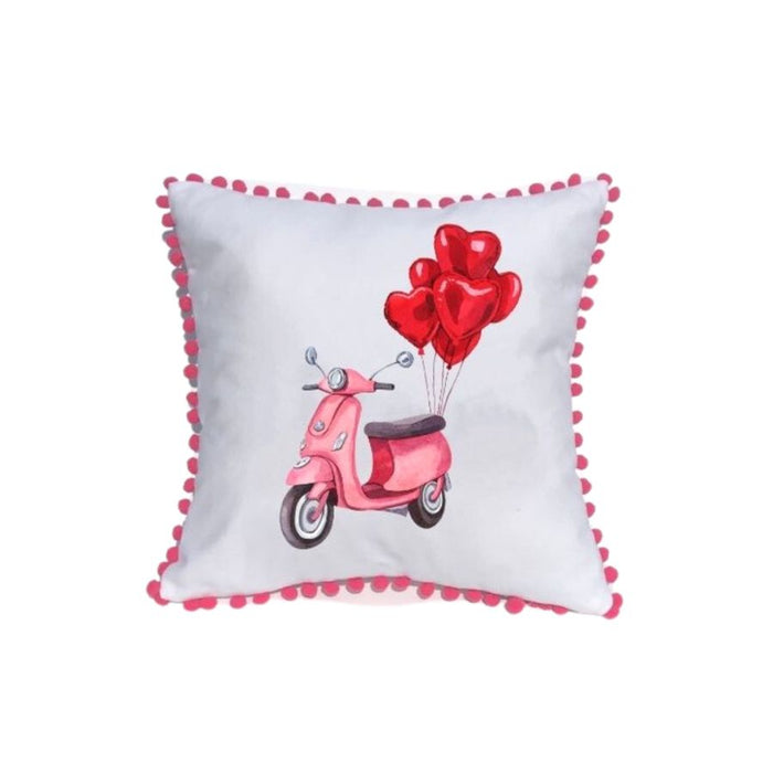 Valentine Vespa Pillow